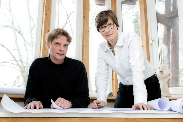 Architektenportrait Christian Moritz und Annette von Bismarck-Osten, Foto Jochen Quast